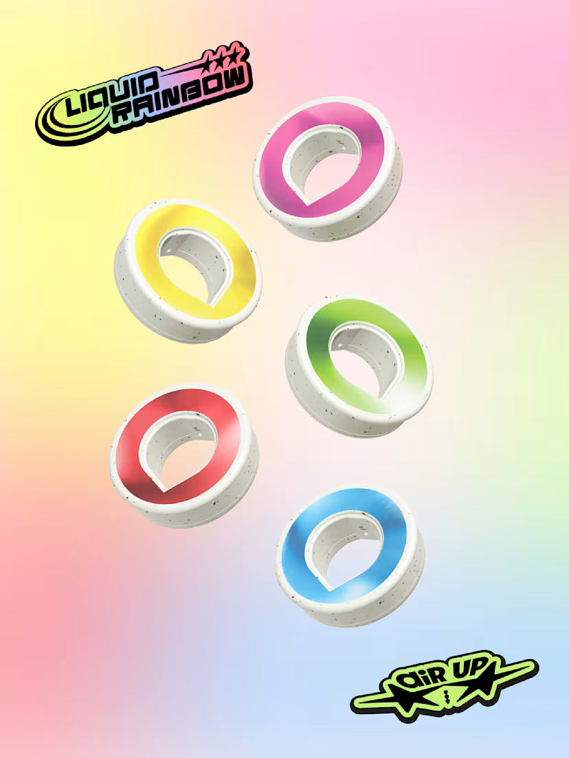 Pack varié d'arc-en-ciel liquide